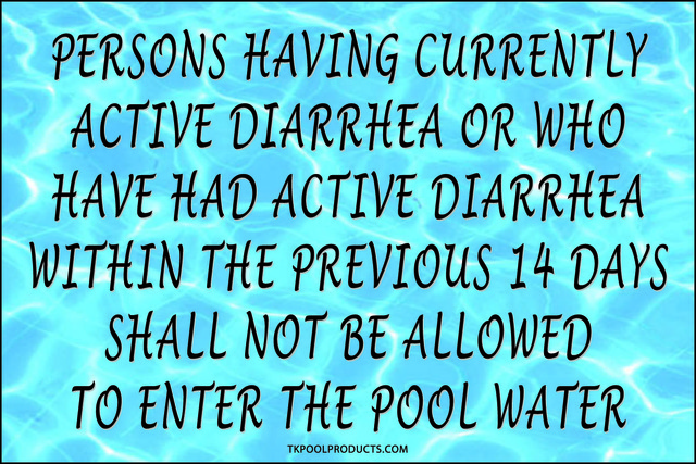 Pool Products TKDS1 BLACK/ BLUE SIGN